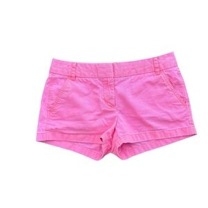 J. Crew Pink Chino Shorts Size 6